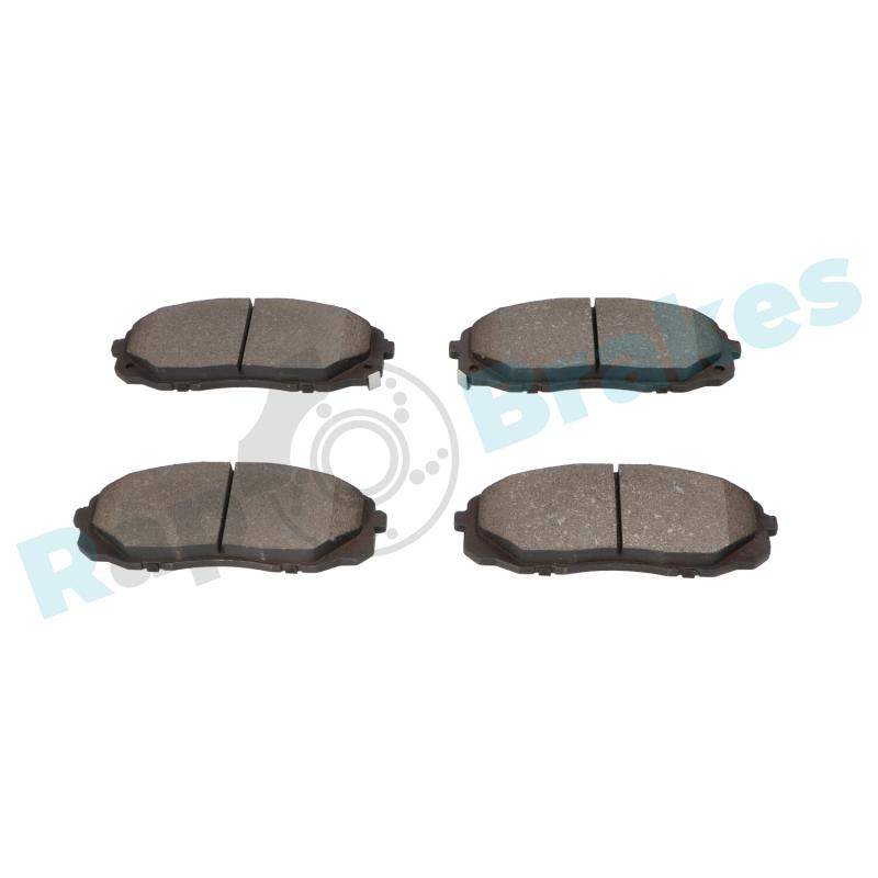 Jeu de 4 plaquettes de frein avant RAP BRAKES R-P1597 - Visuel 2