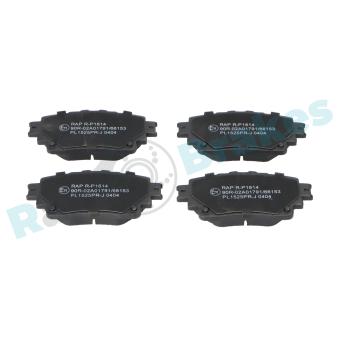 Jeu de 4 plaquettes de frein arrière RAP BRAKES [R-P1614]