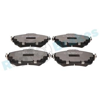 Jeu de 4 plaquettes de frein avant RAP BRAKES OEM 0446502470 Jeu de 4 plaquettes de frein avant RAP BRAKES OEM 0446502470