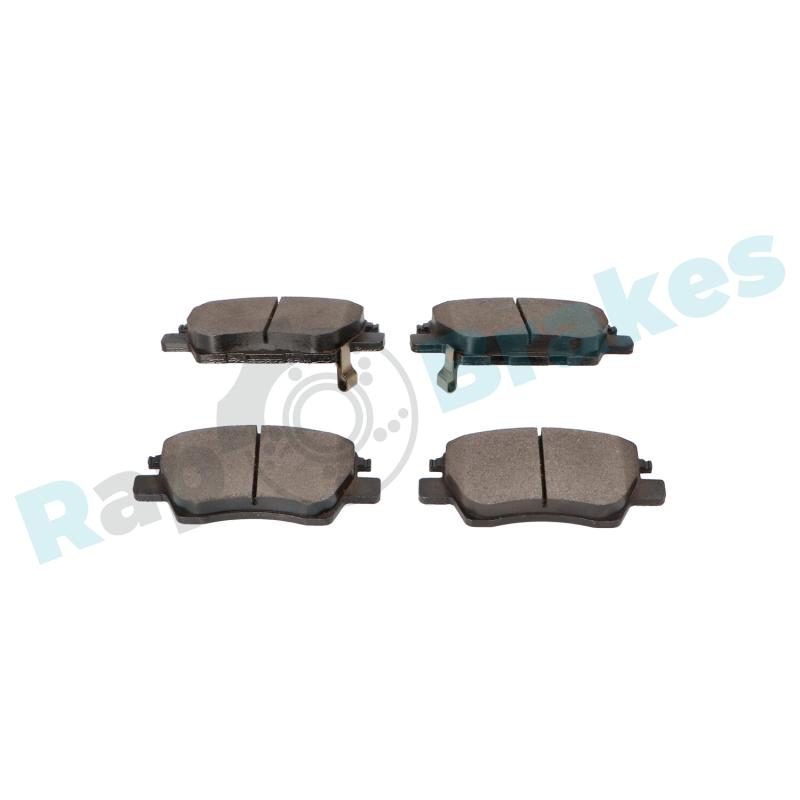 Jeu de 4 plaquettes de frein avant RAP BRAKES R-P1620 - Visuel 2