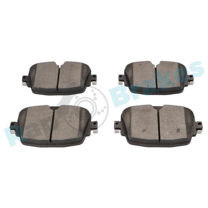 Jeu de 4 plaquettes de frein arrière RAP BRAKES R-P1621 - Visuel 2