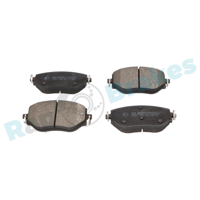 Jeu de 4 plaquettes de frein avant RAP BRAKES R-P1622 - Visuel 2