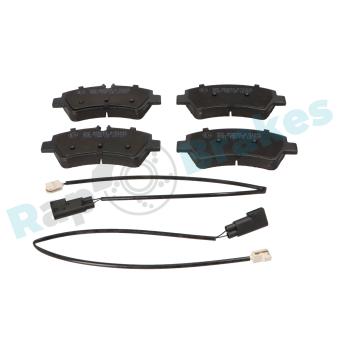 Jeu de 4 plaquettes de frein arrière RAP BRAKES OEM 1916327