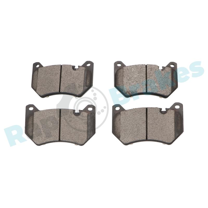 Jeu de 4 plaquettes de frein avant RAP BRAKES R-P1656 - Visuel 2
