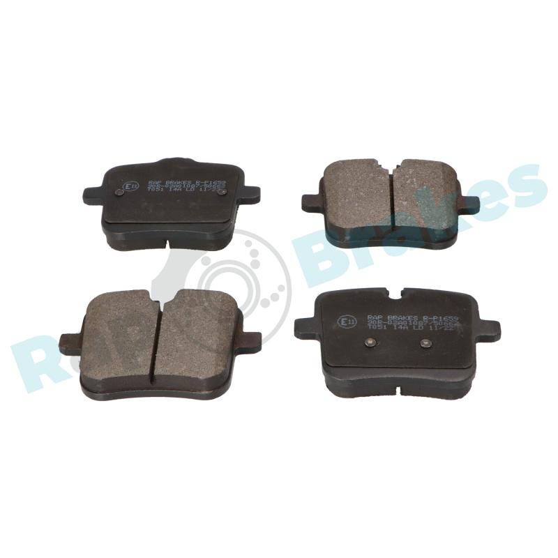 Jeu de 4 plaquettes de frein arrière RAP BRAKES R-P1659 - Visuel 1