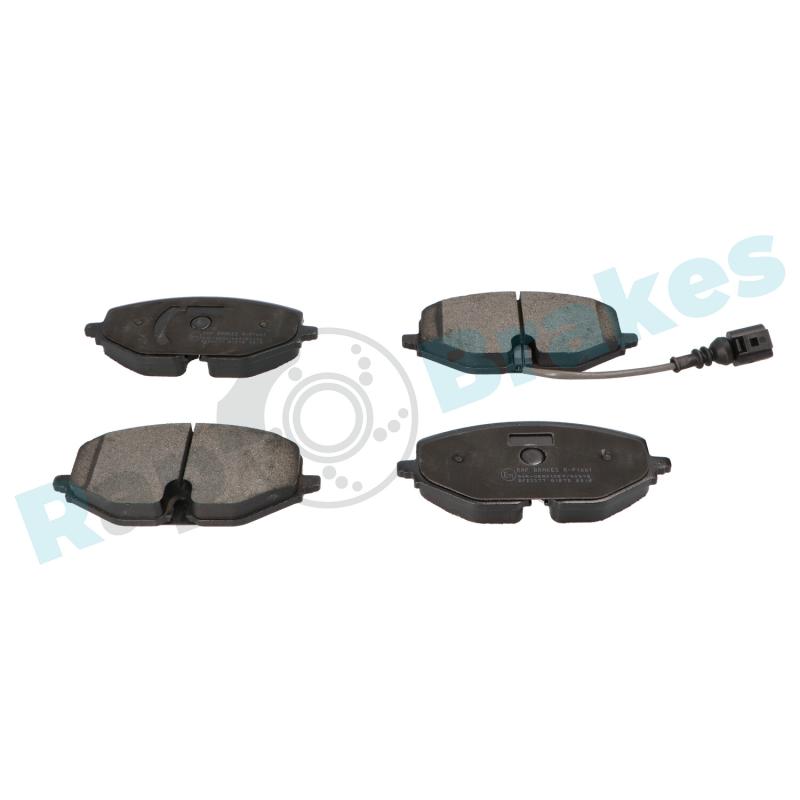 Jeu de 4 plaquettes de frein avant RAP BRAKES R-P1661 - Visuel 1