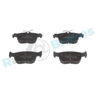 Jeu de 4 plaquettes de frein arrière RAP BRAKES [R-P1667]