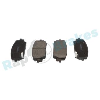 Jeu de 4 plaquettes de frein avant RAP BRAKES [R-P1670]
