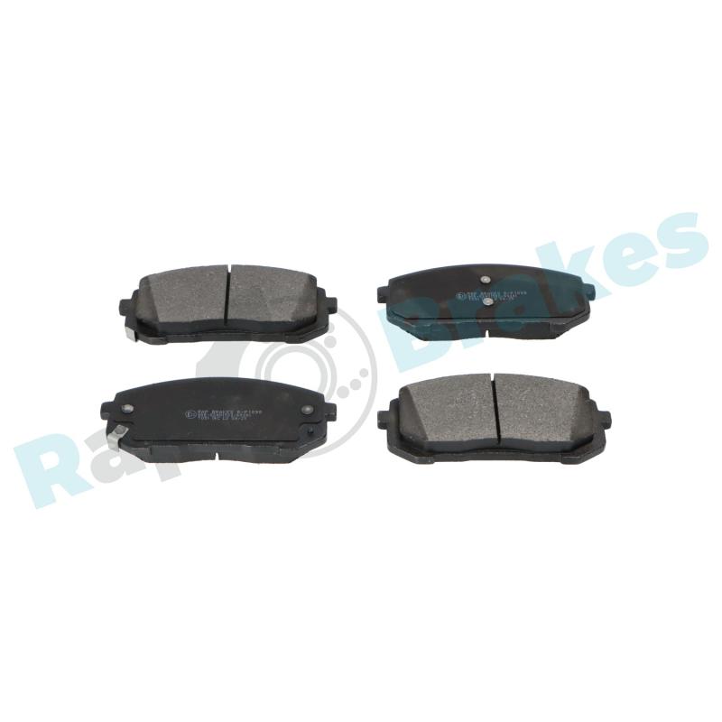 Jeu de 4 plaquettes de frein avant RAP BRAKES R-P1698 - Visuel 1