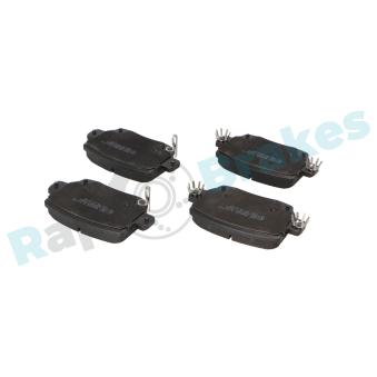 Jeu de 4 plaquettes de frein arrière RAP BRAKES OEM 800824600D