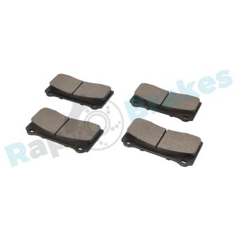 Jeu de 4 plaquettes de frein avant RAP BRAKES R-P1720 pour TESLA MODEL 3 EV AWD - 441cv