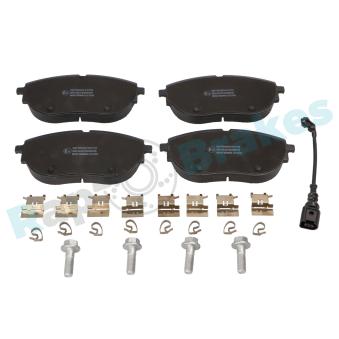 Jeu de 4 plaquettes de frein avant RAP BRAKES R-P1723 pour OPEL COMBO 2.0 TDI - 110cv