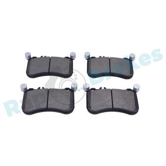Jeu de 4 plaquettes de frein avant RAP BRAKES [R-P1728]