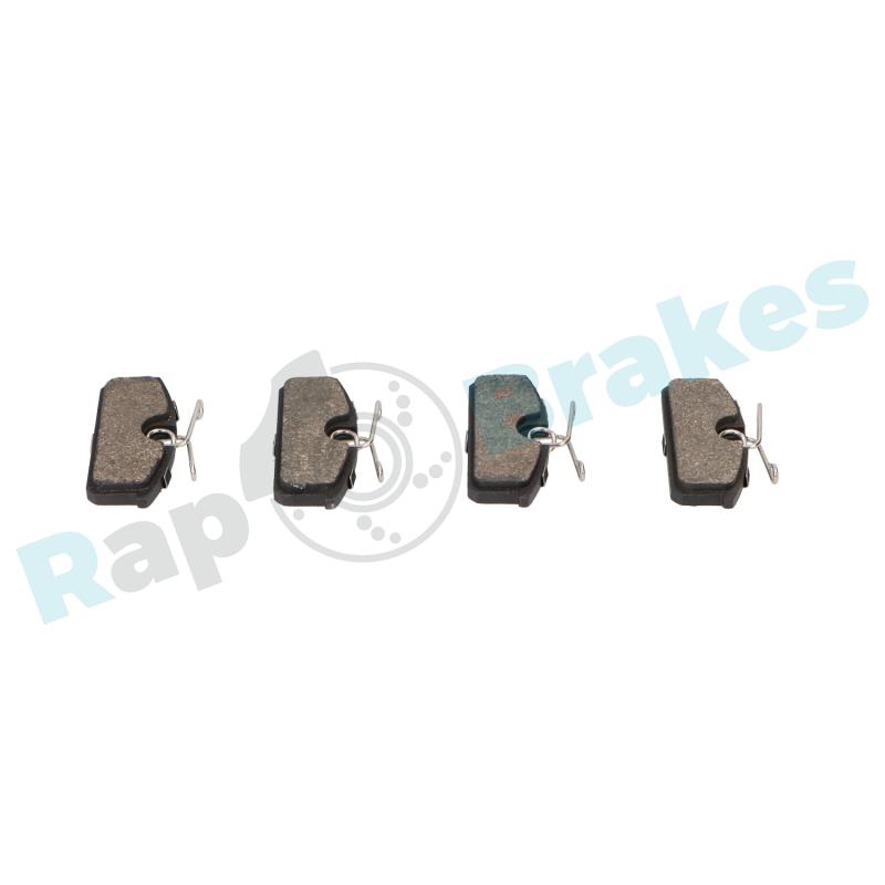 Jeu de 4 plaquettes de frein arrière RAP BRAKES R-P1736 - Visuel 1