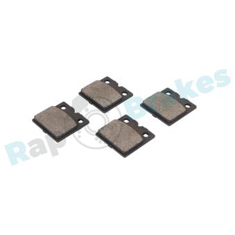Jeu de 4 plaquettes de frein arrière RAP BRAKES [R-P1737]