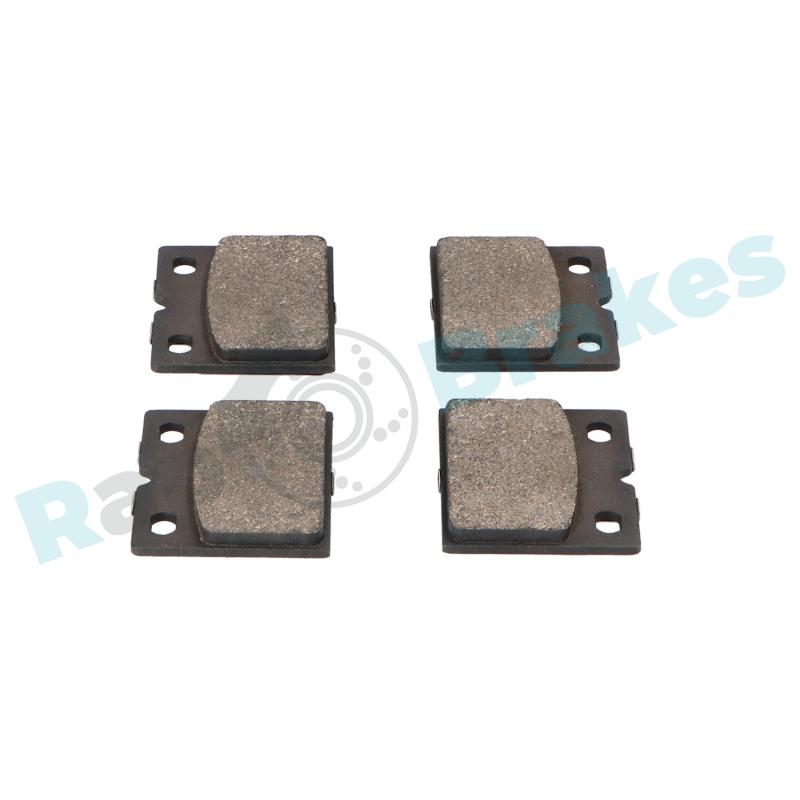 Jeu de 4 plaquettes de frein arrière RAP BRAKES R-P1737 - Visuel 1