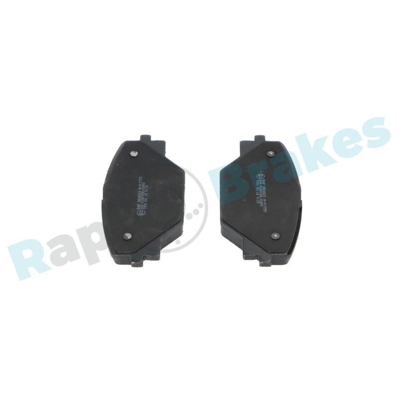 Jeu de 4 plaquettes de frein arrière RAP BRAKES R-P1755 - Visuel 2