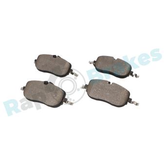 Jeu de 4 plaquettes de frein avant RAP BRAKES R-P1758 pour MERCEDES-BENZ CLASSE C C 180 - 170cv