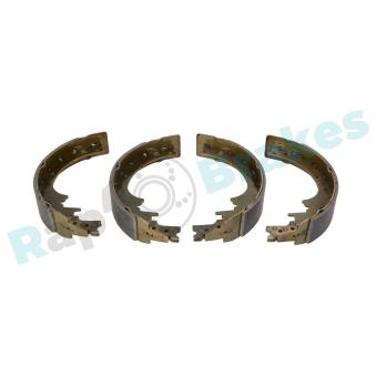 Jeu de mâchoires de frein, frein de stationnement RAP BRAKES R-S0307 pour PORSCHE PANAMERA 3.2 TD - 110cv