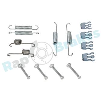 Kit d'accessoires, mâchoire de frein RAP BRAKES R-T0049 pour FIAT UNO 1.6 R - 90cv