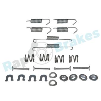Kit d'accessoires, mâchoire de frein RAP BRAKES R-T0129 pour MITSUBISHI ECLIPSE 2000 GT 16V - 214cv