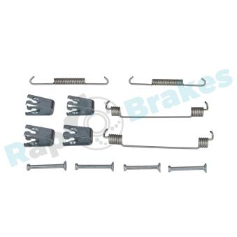 Kit d'accessoires, mâchoire de frein RAP BRAKES R-T0158 pour FIAT BRAVO 1.6 16V - 103cv