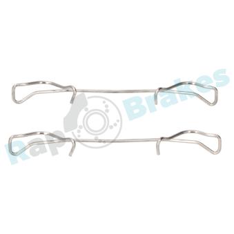 Kit d'accessoires, plaquette de frein à disque RAP BRAKES R-U0003 pour RENAULT MEGANE E-TECH 1.7 CDTI - 110cv