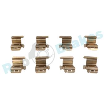 Kit d'accessoires, plaquette de frein à disque RAP BRAKES R-U0012 pour LEXUS HS 2.2 TDCi - 110cv