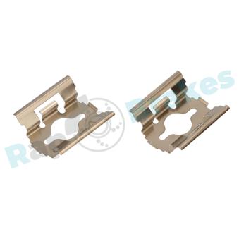 Kit d'accessoires, plaquette de frein à disque RAP BRAKES R-U0028 pour CADILLAC ESCALADE 2.0 bivalent - 110cv