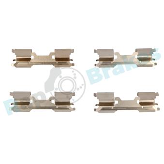 Kit d'accessoires, plaquette de frein à disque RAP BRAKES R-U0030 pour CITROEN JUMPY 1.6 BlueHDi 95 - 95cv