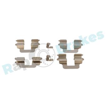 Kit d'accessoires, plaquette de frein à disque RAP BRAKES R-U0044 pour RENAULT MEGANE E-TECH 1.7 CDTI - 110cv