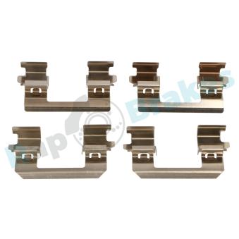 Kit d'accessoires, plaquette de frein à disque RAP BRAKES R-U0047 pour NISSAN X-TRAIL 2.0 DCI - 173cv