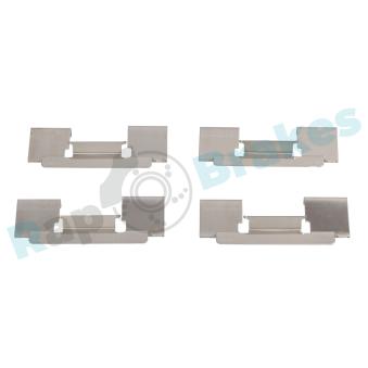 Kit d'accessoires, plaquette de frein à disque RAP BRAKES R-U0080 pour DS DS 7 2.2 Di - 110cv