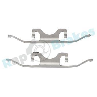 Kit d'accessoires, plaquette de frein à disque RAP BRAKES R-U0088 pour BMW Série 5 525 tds - 143cv
