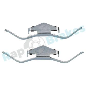 Kit d'accessoires, plaquette de frein à disque RAP BRAKES R-U0094 pour RENAULT TWINGO 1.8 - 110cv
