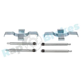Kit d'accessoires, plaquette de frein à disque RAP BRAKES R-U0102 pour MERCEDES-BENZ SERIE 123 230 E - 136cv