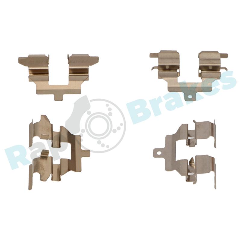 Kit d'accessoires, plaquette de frein à disque RAP BRAKES R-U0106 - Visuel 1