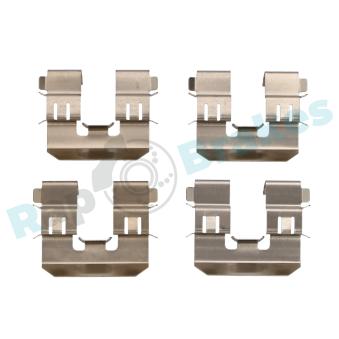 Kit d'accessoires, plaquette de frein à disque RAP BRAKES R-U0113 pour SUBARU OUTBACK 3.0 - 245cv