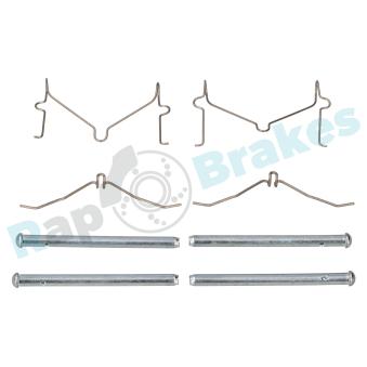 Kit d'accessoires, plaquette de frein à disque RAP BRAKES R-U0114 pour MAZDA 121 1.3 16V - 72cv