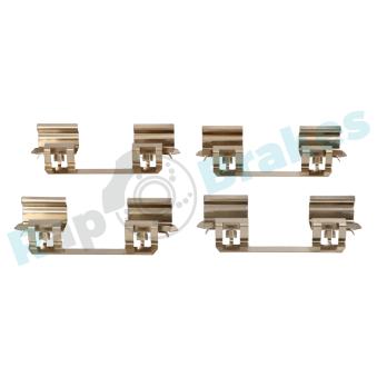 Kit d'accessoires, plaquette de frein à disque RAP BRAKES R-U0117 pour MERCEDES-BENZ CLASSE E E 320 CDI - 224cv