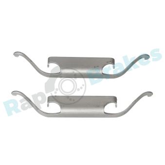 Kit d'accessoires, plaquette de frein à disque RAP BRAKES R-U0118 pour BMW Série 5 M5 3.6 - 315cv