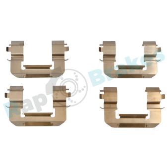 Kit d'accessoires, plaquette de frein à disque RAP BRAKES R-U0123 pour LEXUS SC 1.7 CDTI - 110cv