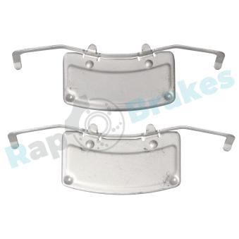 Kit d'accessoires, plaquette de frein à disque RAP BRAKES R-U0124 pour AUDI A8 3.0 - 218cv