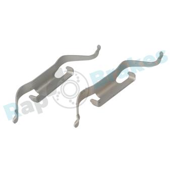 Kit d'accessoires, plaquette de frein à disque RAP BRAKES R-U0125 pour VOLKSWAGEN MULTIVAN 2.5 TDI - 174cv