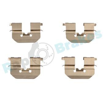 Kit d'accessoires, plaquette de frein à disque RAP BRAKES [R-U0127]