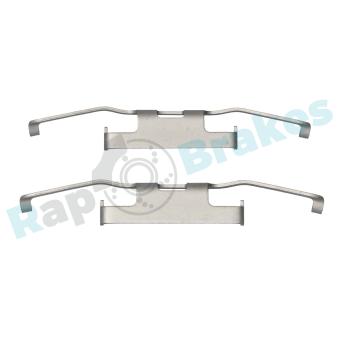 Kit d'accessoires, plaquette de frein à disque RAP BRAKES R-U0140