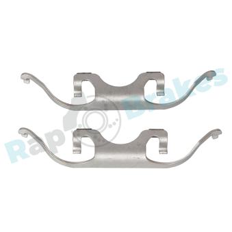 Kit d'accessoires, plaquette de frein à disque RAP BRAKES R-U0158 pour BMW Série 5 525 tds - 143cv