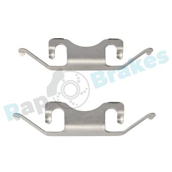 Kit d'accessoires, plaquette de frein à disque RAP BRAKES R-U0171 pour VOLKSWAGEN ID.7 E 300 4-matic - 252cv