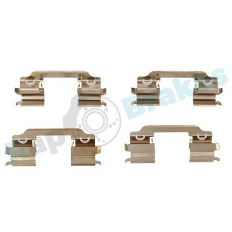 Kit d'accessoires, plaquette de frein à disque RAP BRAKES R-U0175 pour ALFA ROMEO 164 111 CDI - 110cv