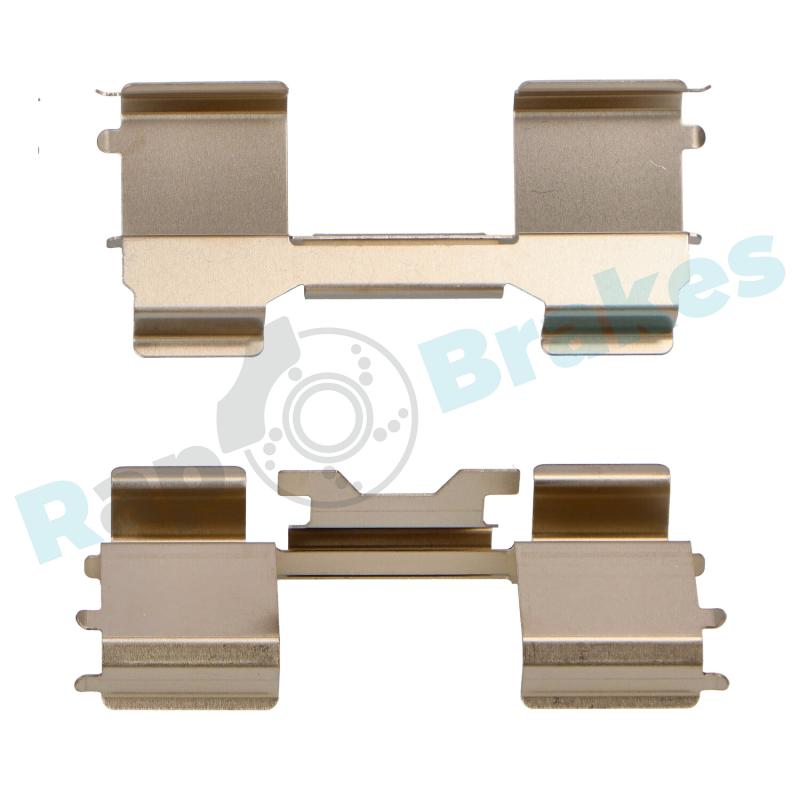 Kit d'accessoires, plaquette de frein à disque RAP BRAKES R-U0178 - Visuel 2
